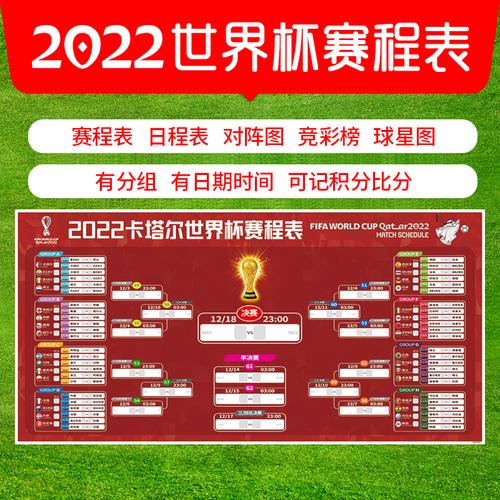 2022卡塔尔世界杯比赛时间表格